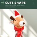 ซีรีส์คริสต์มาส Elk Shape Plush Cat Scratching Tree